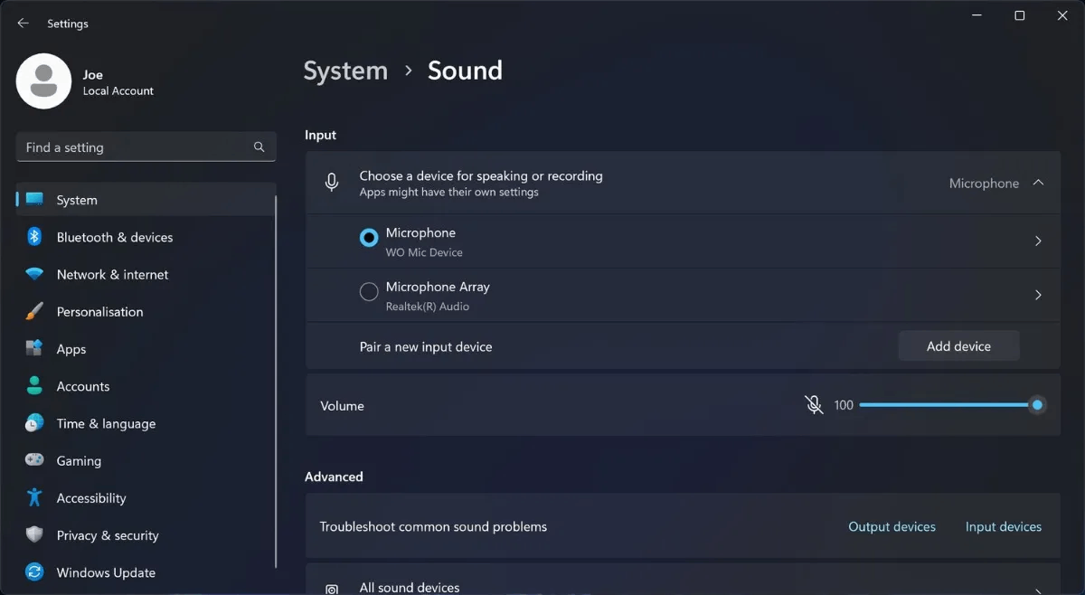 Microphone Problem
